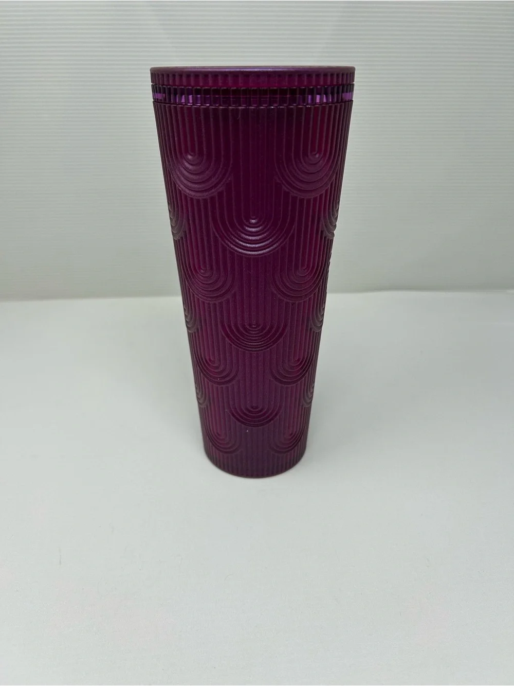 Starbucks Spring PURPLE Pearl Shell Mermaid Siren Scales Venti Tumbler 24oz